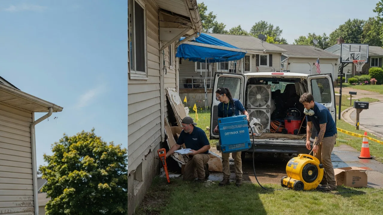 Ceiling Leak Cleanup in Trafford, PA near me